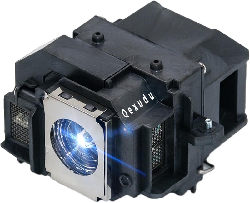Qexudu for Epson ELP-LP54/ELP-LP58/V13H010L58 Replacement Projector Lamp Bulb EX7200 EX5200 EX3200 PowerLite Home Cinema 705HD EX31 EX51 EX71 S10+ H331A H310C H309A H368A EB-S9 S10 S92 - Image 1